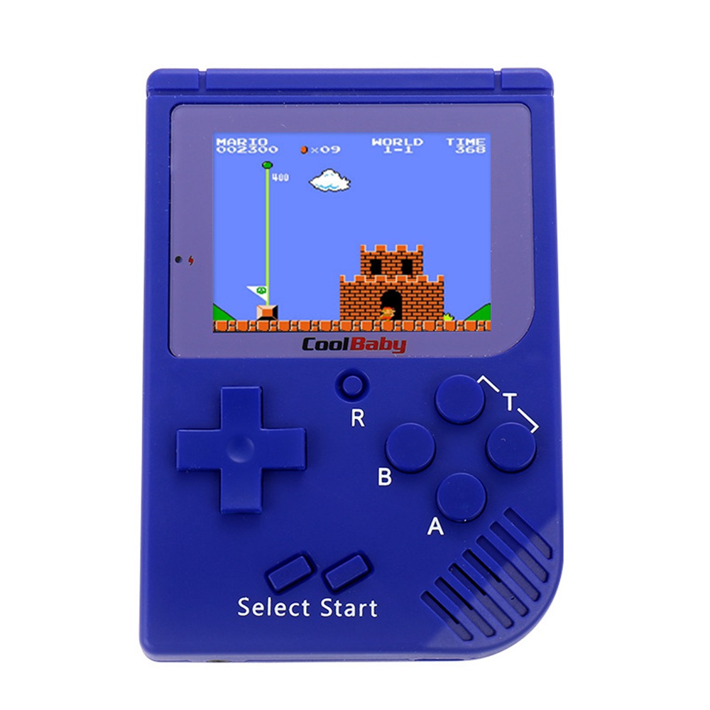 

Coolbaby RS-6 Mini Retro Handheld Game Console 2.5 inch LCD Built-in 129 Games - Random Color