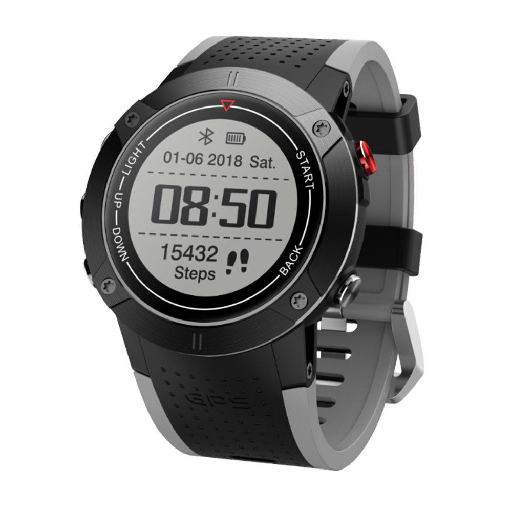 

Makibes DM18 Smartwatch Dynamic Heart Rate Monitor IP68 Water Resistant LED Screen GPS Multi-Sport Mode - Black
