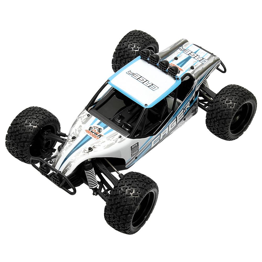 

DHK HOBBY 8142 CAGE-R 1:10 2.4G Brushed Off-road RC Climbing Car with LED Lights 60A Waterproof ESC RTR - Blue