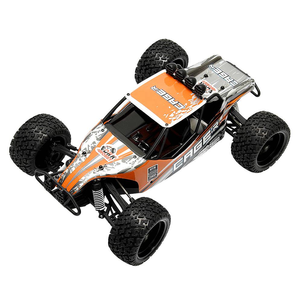

DHK HOBBY 8142 CAGE-R 1:10 2.4G Brushed Off-road RC Climbing Car with LED Lights 60A Waterproof ESC RTR - Orange