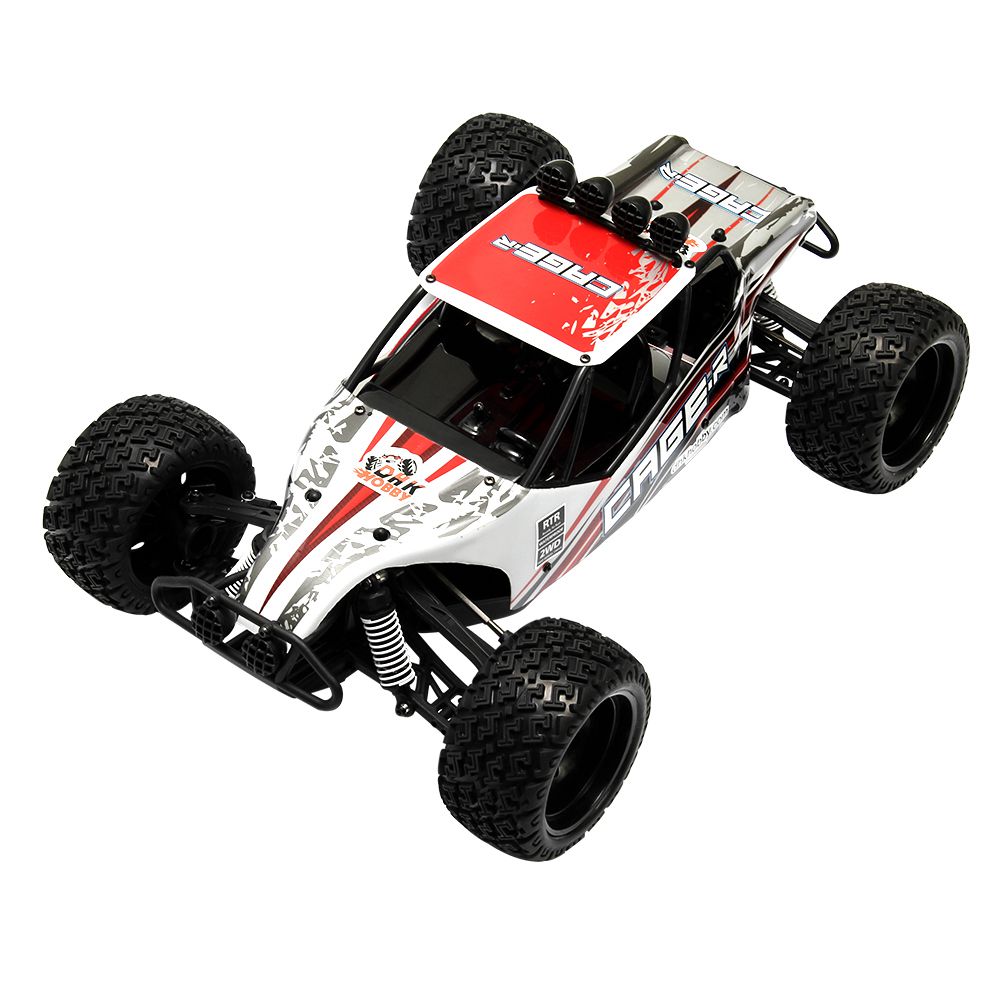 

DHK HOBBY 8142 CAGE-R 1:10 2.4G Brushed Off-road RC Climbing Car with LED Lights 60A Waterproof ESC RTR - Red