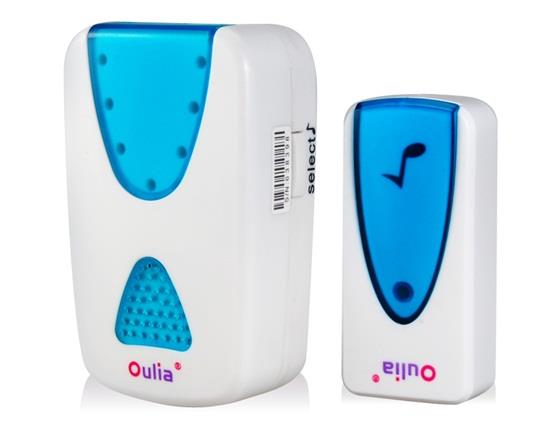 

Oulia D-678S 3-in-1 Wireless Remote Control Doorbell - White + Blue