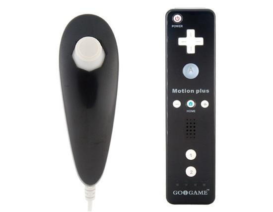 

2-in-1 Left And Right Handles for GO I GAME Wii - Black + White
