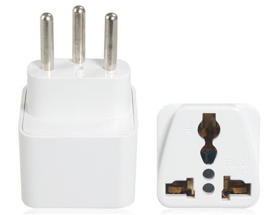 

Universal Power Adapter Brazil Plug - White