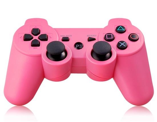 

Six-Axis DualShock Wireless Bluetooth Gamepad for PlayStation 3 Controller - Pink