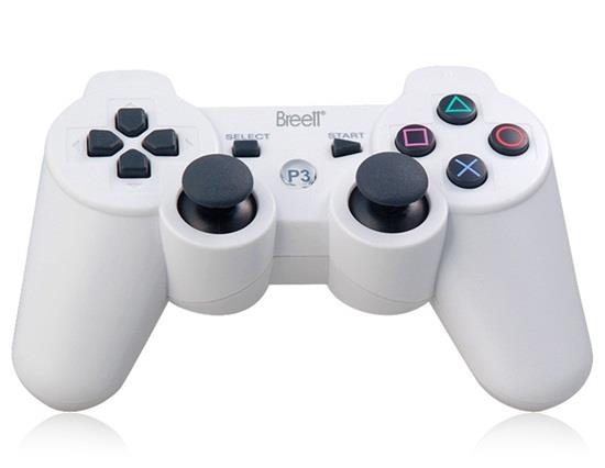 

Six-Axis DualShock Wireless Bluetooth Gamepad for PlayStation 3 Controller - White