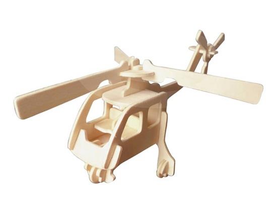 

DIY 3D Wooden Puzzle Mini Helicopter Model Safe Friendly-environmental Simulation Intelligence Toys For Kids Children