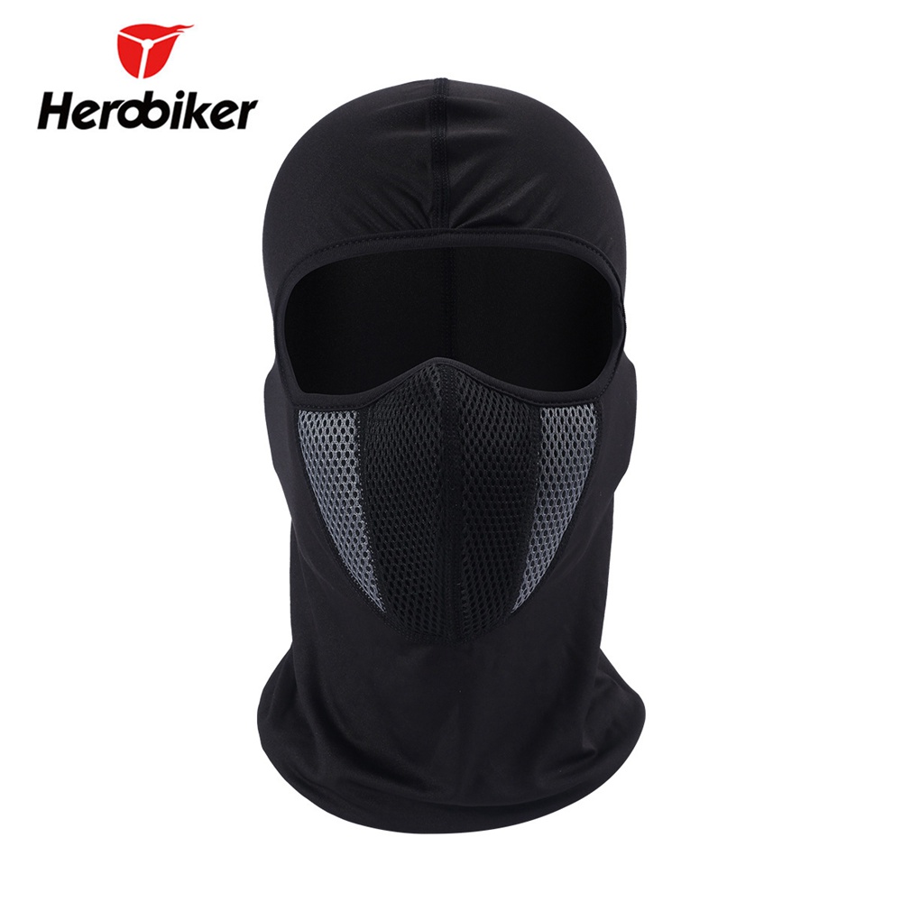 

Herobiker MTT-17266T Motorcycle Face Mask Outdoor Breathable Windproof Dustproof Riding Neck Face Mask Protectors - Gray