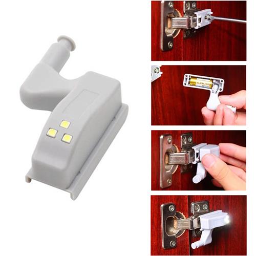 

10PCS LED Cabinet Hinge Light Induction Cupboard Closet Wardrobe Night Lamp Home Night Light