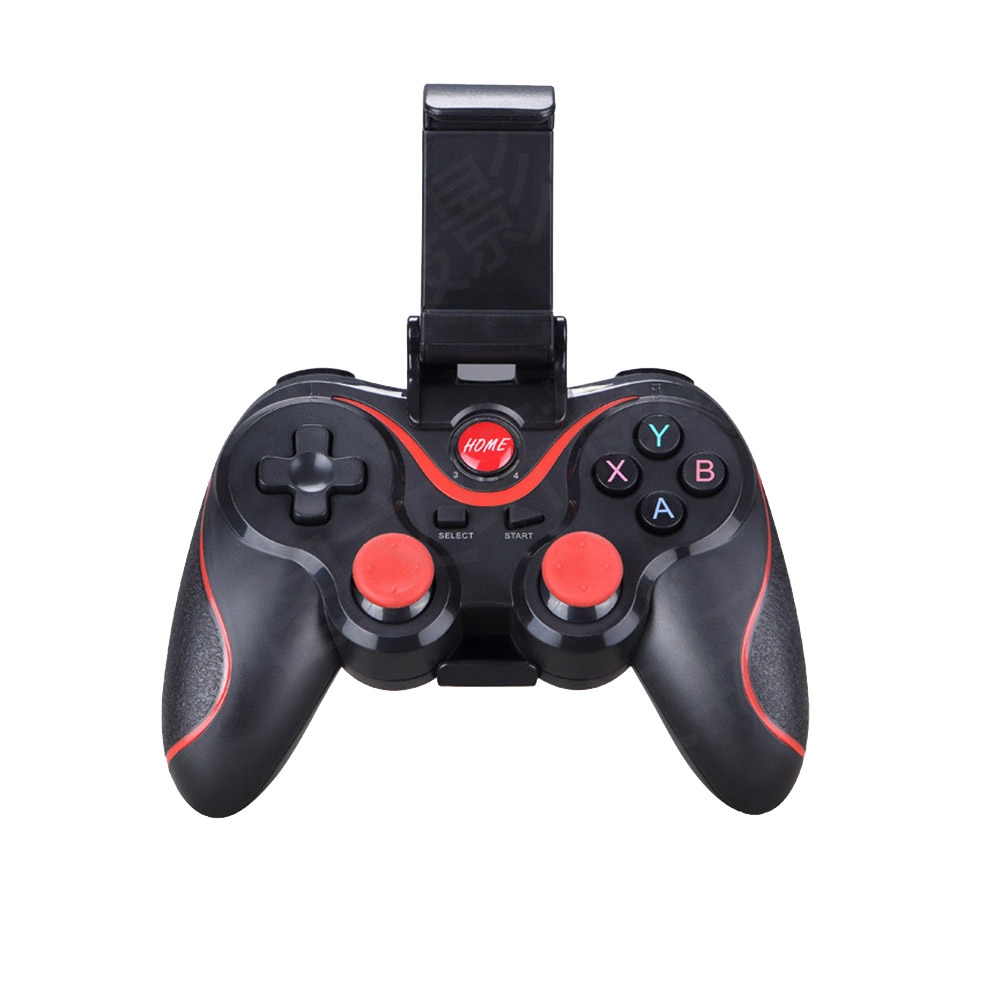 

X3 Mobile Wireless Bluetooth Game Controller with Bracket Gamepad Support iOS/Android - Black
