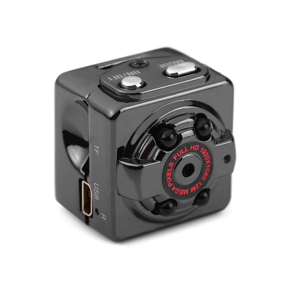 

SQ8 Mini Car Video Recorder Full HD Sports DV Camera 1080P Night Vision Car DVR Loop-cycle Recording Motion Detection - Black