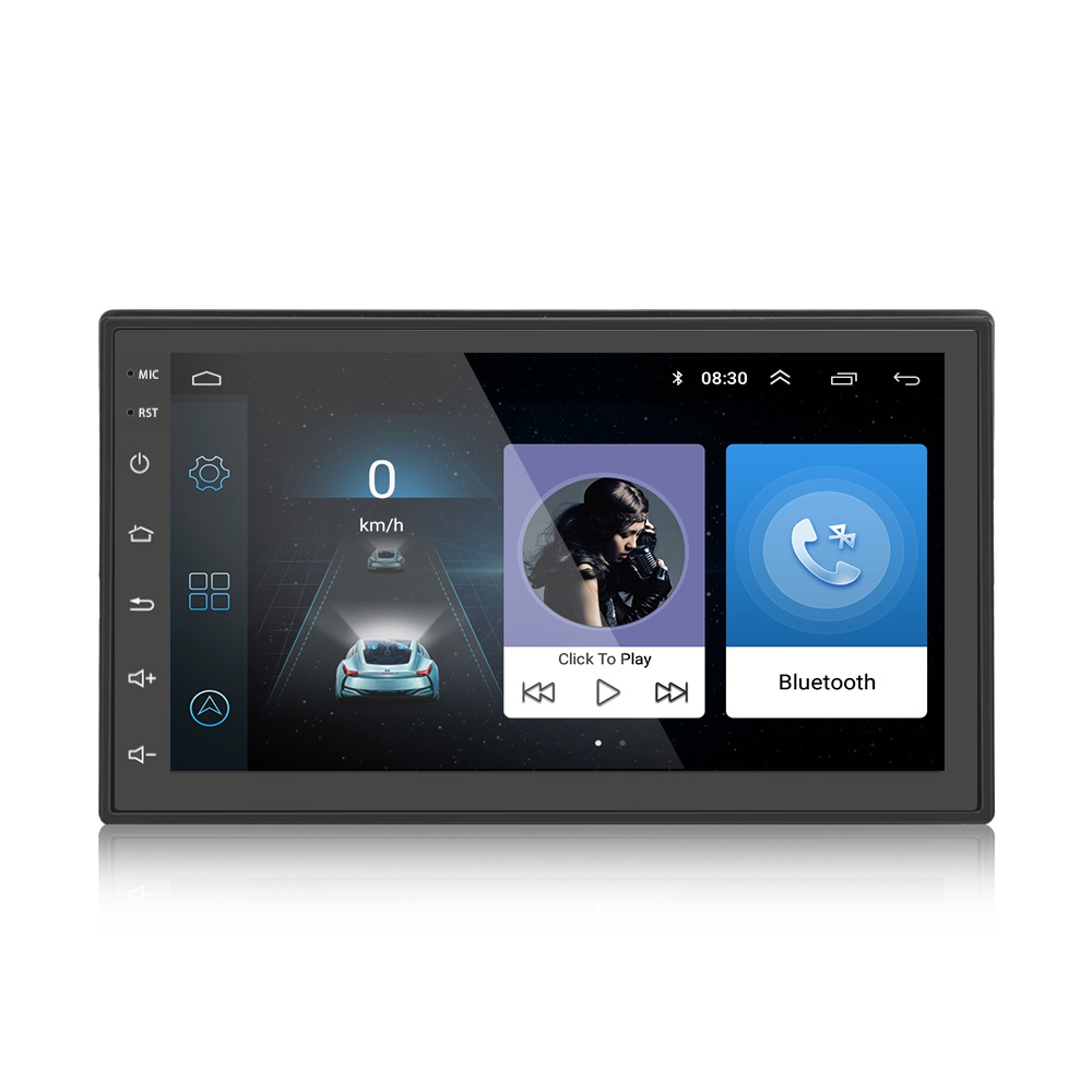

ML-CK1018 7.0 Inch 2-DIN Car Multimedia Player Bluetooth4.0 Built-in GPS Navigator FM Station WiFi Connection - Black