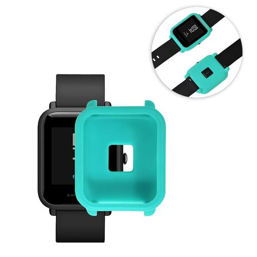

Silicone Protective Cover Case for Huami Amazfit Bip Smart Watch Anti-cracking Protective Case - Light Green
