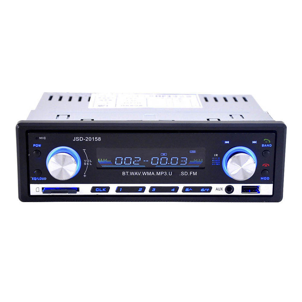 

JSD-20158 Universal Car DVD Multifunction MP3 Player Built-in Bluetooth Hands-free Vehicle FM Function - Blcak