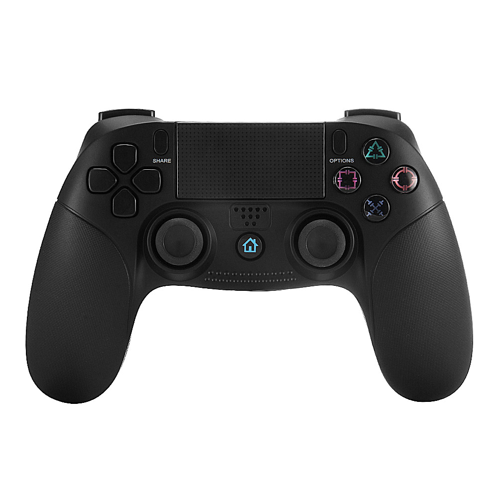 

JRH-8951 Wireless Bluetooth Joystick Multi-axis Sensing Vibration Game Controller Support PS4/PS3/PC - Black