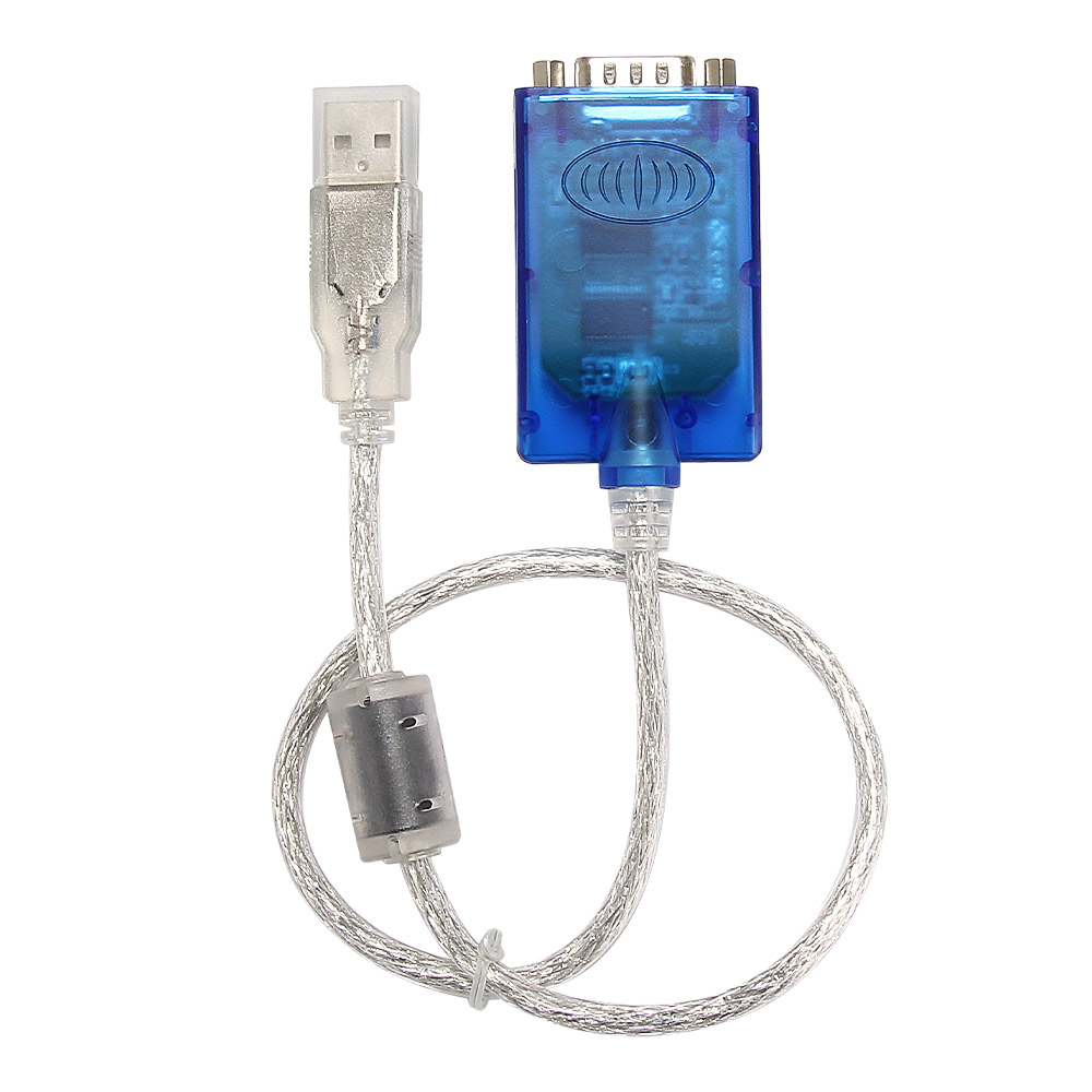 

UTEK UT-880 USB To RS232 9-pin Serial Cable DB9 USB Industrial Grade Serial Line Support Win10 Win8 Mac Os FTDI FT232 Chip - Blue
