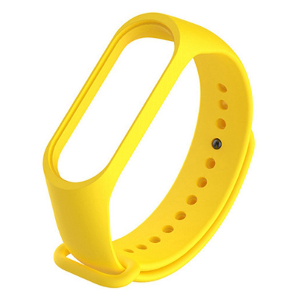 

Replacement Strap Silicon Watch Band for Xiaomi Mi Band 3/4 Smart Bracelet - Yellow