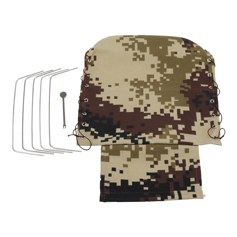 

WPL B-16 B-24 RC Car Spare Parts Canvas Truck Hood Cover - Field Camouflage