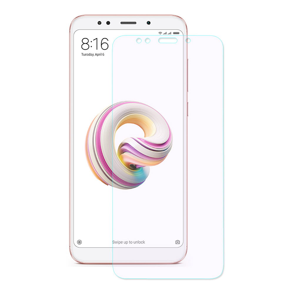 

Xiaomi Redmi 5 Plus/Note 5 Tempered Glass Screen Protector ENKAY Hat-Prince 0.26mm 2.5D Explosion-proof Membrane - Transparent