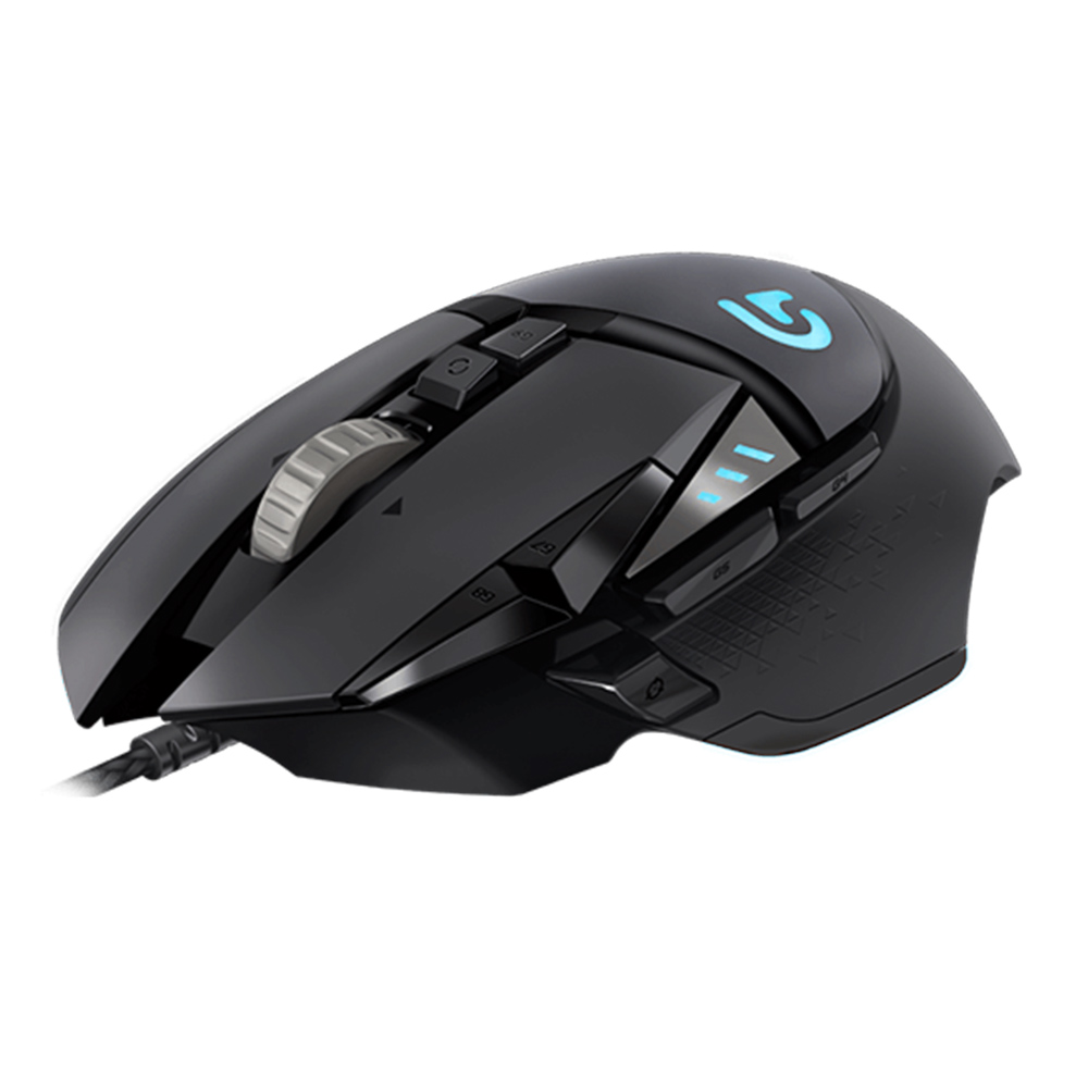 

Logitech G502 HERO Wired Gaming Mouse 16000DPI With 16.8 millon Backlight For PC / Laptop - Black