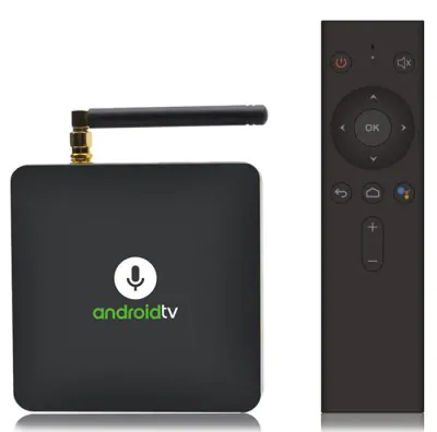 

MECOOL KM8 Google Certified Amlogic S905X Android TV OS 2GB/16GB TV Box with Voice Remote VP9 HDR10 Dolby Audio Support Youtube 4K Widevine L1 LAN WIFI