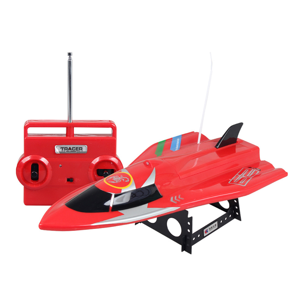 

ShenQiWei CT3362 27Mhz 4CH Double Propeller RC Racing Boat - Red