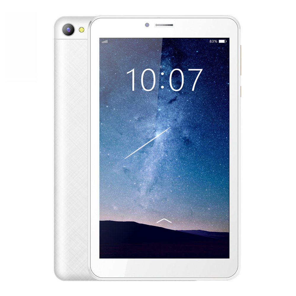 

Binai V7S 3G Phablet MTK8321 Quad Core 7" IPS 1024*600 1GB RAM 16GB ROM Android 8.1 Built-in GPS Dual SIM Dual Standby - White