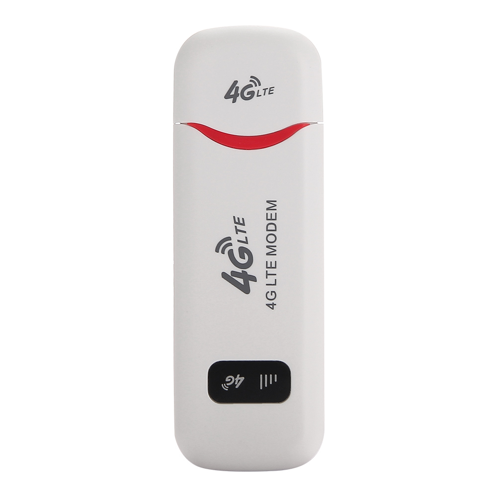 

QR91F 4G LTE Modem 3G/4G USB Modem With Portable WIFI Hotspot 100Mbps LTE FDD - White