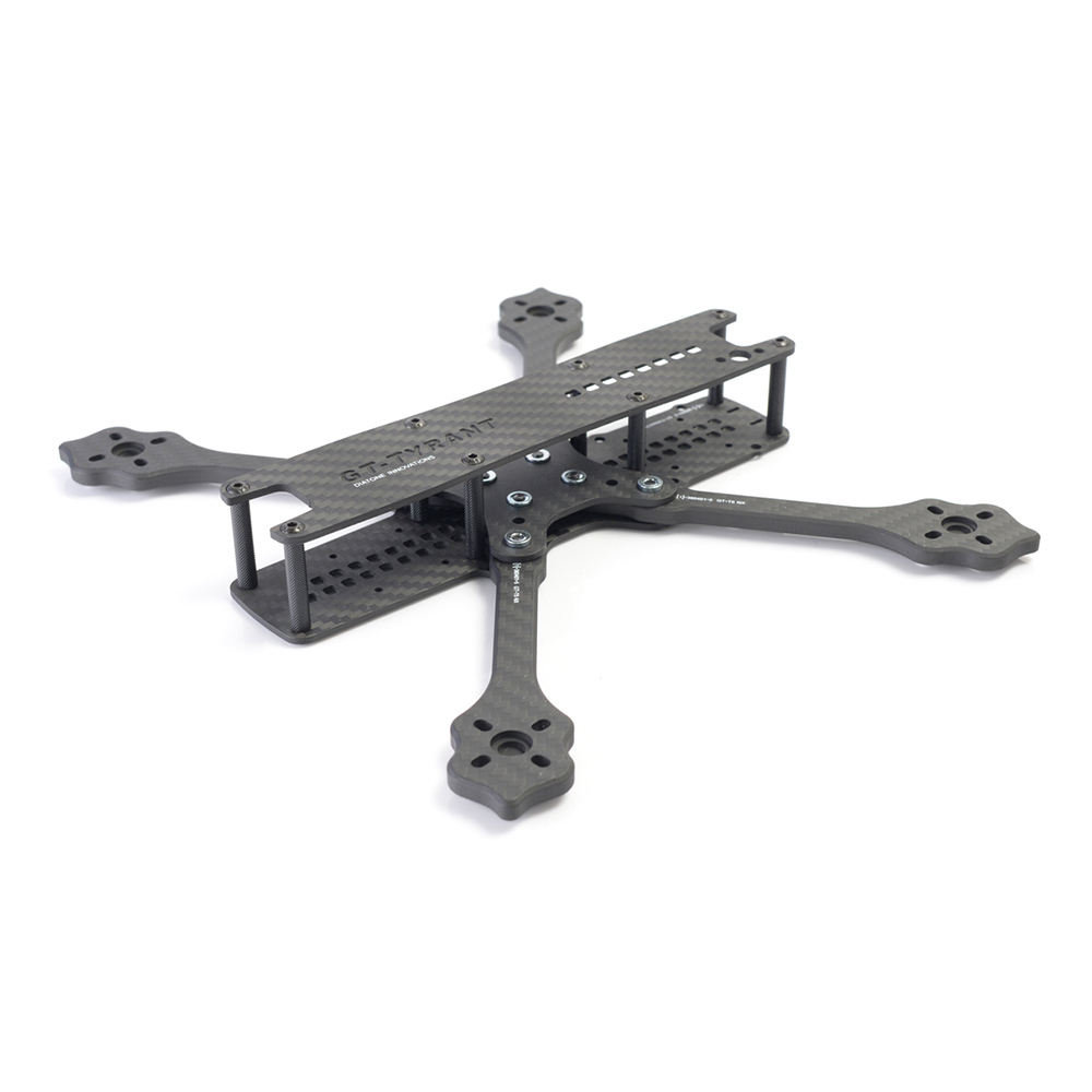 

Diatone 2018 GT-Tyrant530 220mm Carbon Fiber 5mm Arm Thickness Normal X Frame Kit