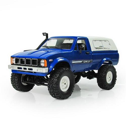 

WPL C-24 2.4G 4WD 1:16 Off Road Rock Crawler Mosquito with Front LED RC Car RTR - Blue