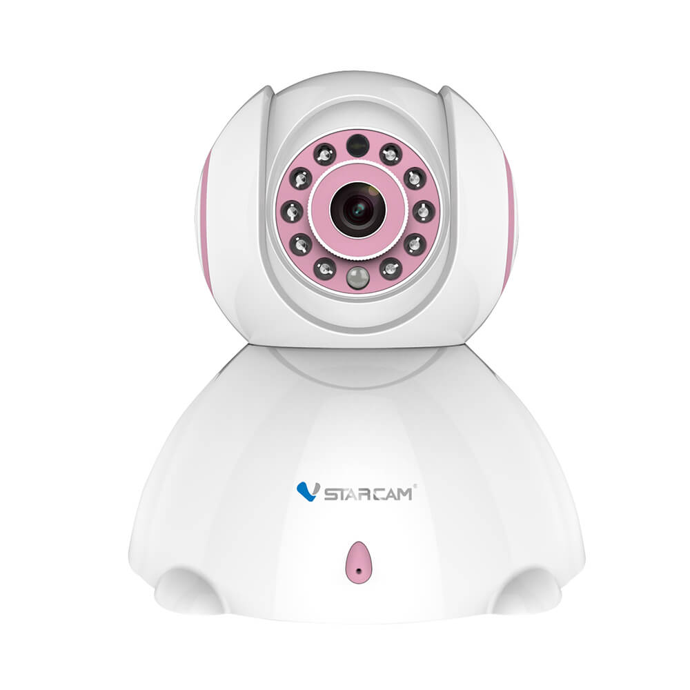 

Vstarcam C7842WIP 720P HD WiFi IP Camera H.264 video compression 1.0 Megapixel - White+Pink UK Plug