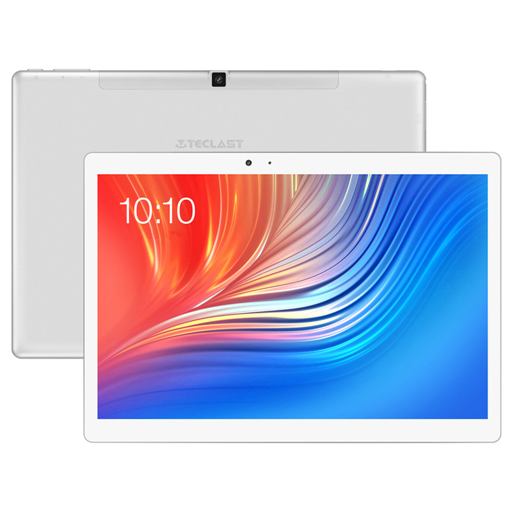 

Teclast T20 4G Phablet Helio X27 MT6797T Deca Core 10.1" IPS Screen 2560*1600 Android 7.0 4GB RAM 64GB ROM Touch ID Built-in GPS GLONASS Beidou - White Silver