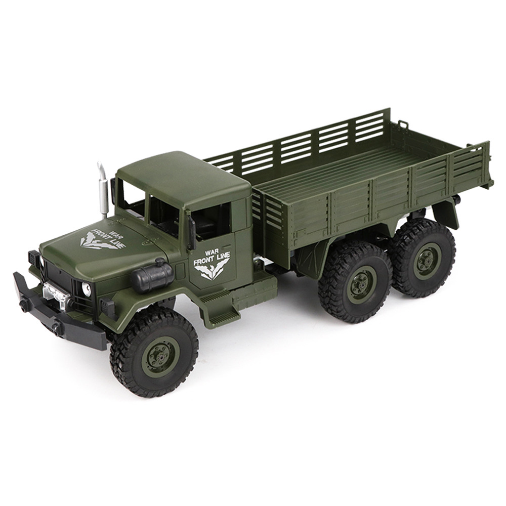 

JJRC Q63 Transporter-4 2.4G 1:16 6WD Brushed Off-road RC Car Military Truck RTR - Army Green