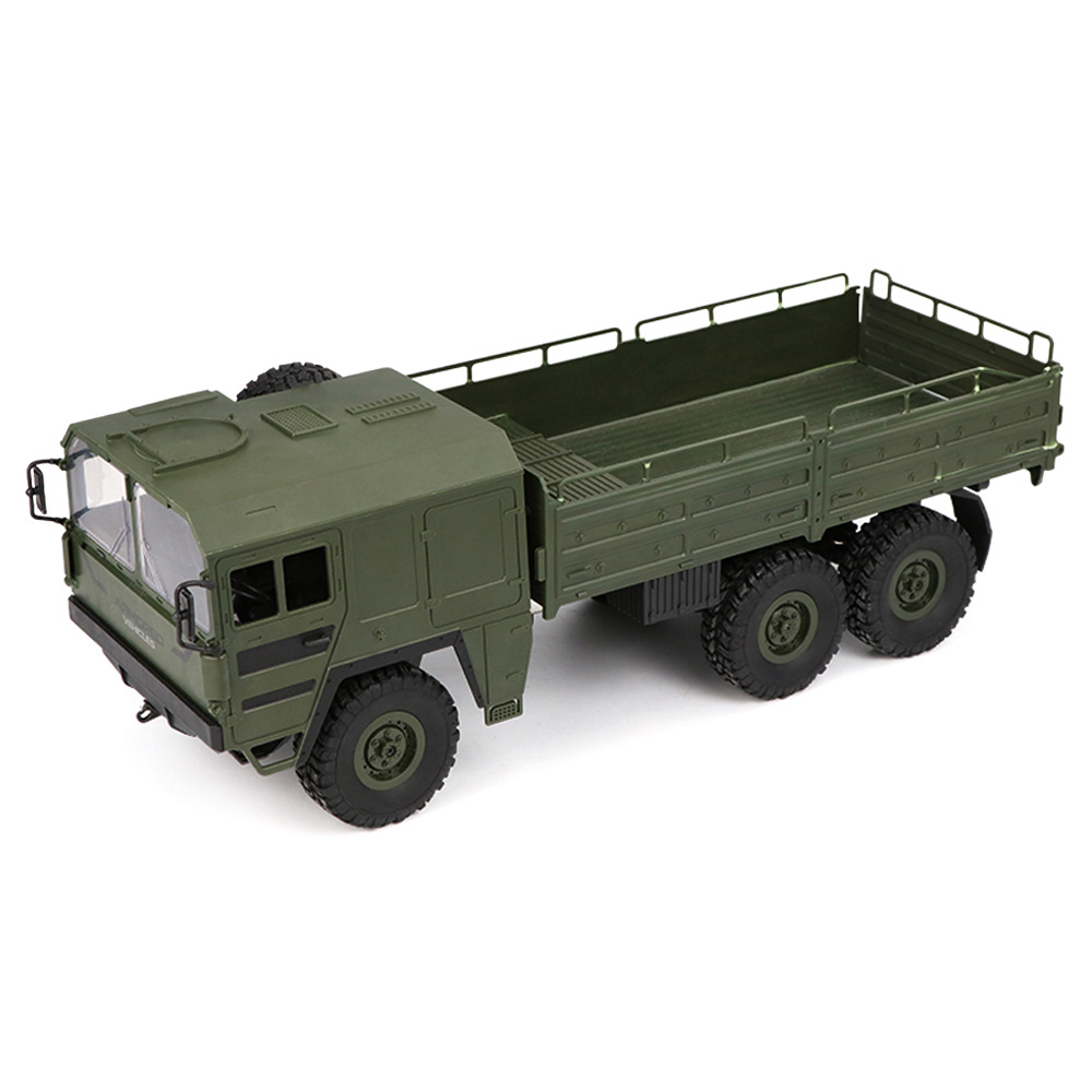 

JJRC Q64 Transporter-5 2.4G 1:16 6WD Brushed Off-road RC Car Military Truck RTR - Army Green