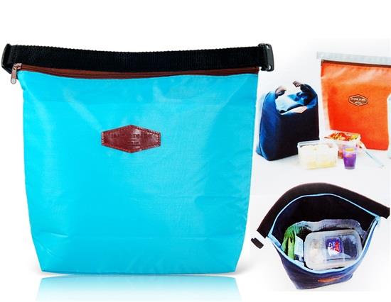 

Iconic Lunch Pouch Multifunctional Portable Thermal Insulation Lunchbox Bag - Blue