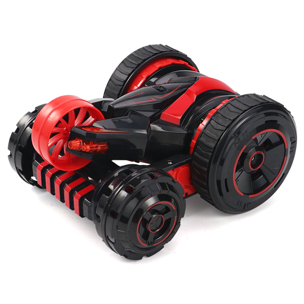 

JJRC Q49 ACRO 2.4G 6CH RC Stunt Car Five-Wheel System 360 Degree Rotation with One Key Transform RTR - Red