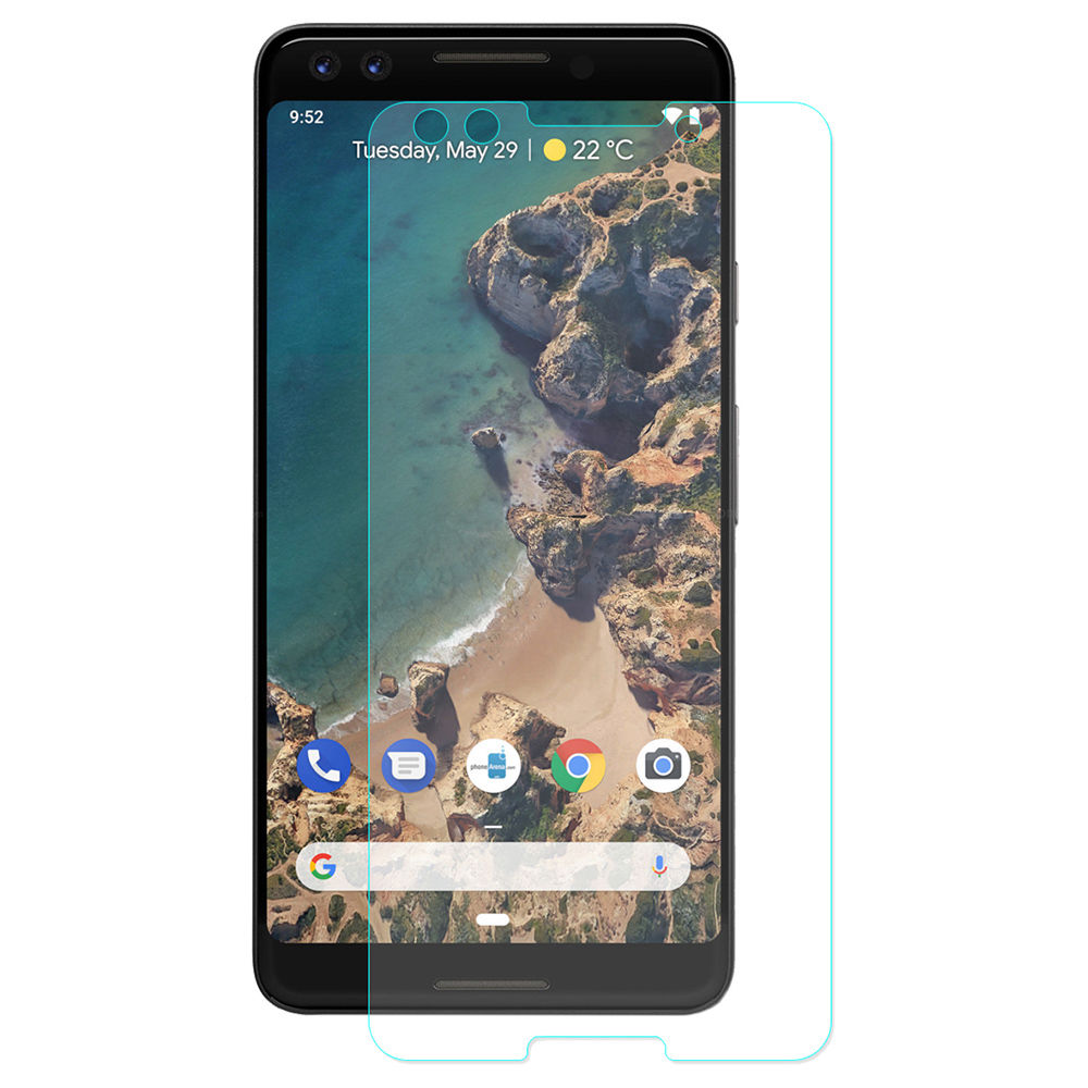 

Hat-Prince Tempered Glass Film for Google Pixel 3 Explosion-proof Screen Protector - Transparent