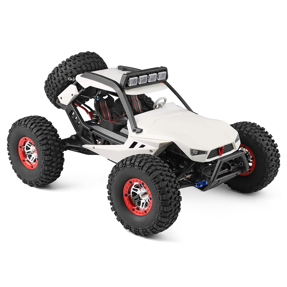 

Wltoys 12429 STORM 2.4G 1:12 4WD Brushed High-speed Climbing Off-road RC Car with LED Lights RTR - White