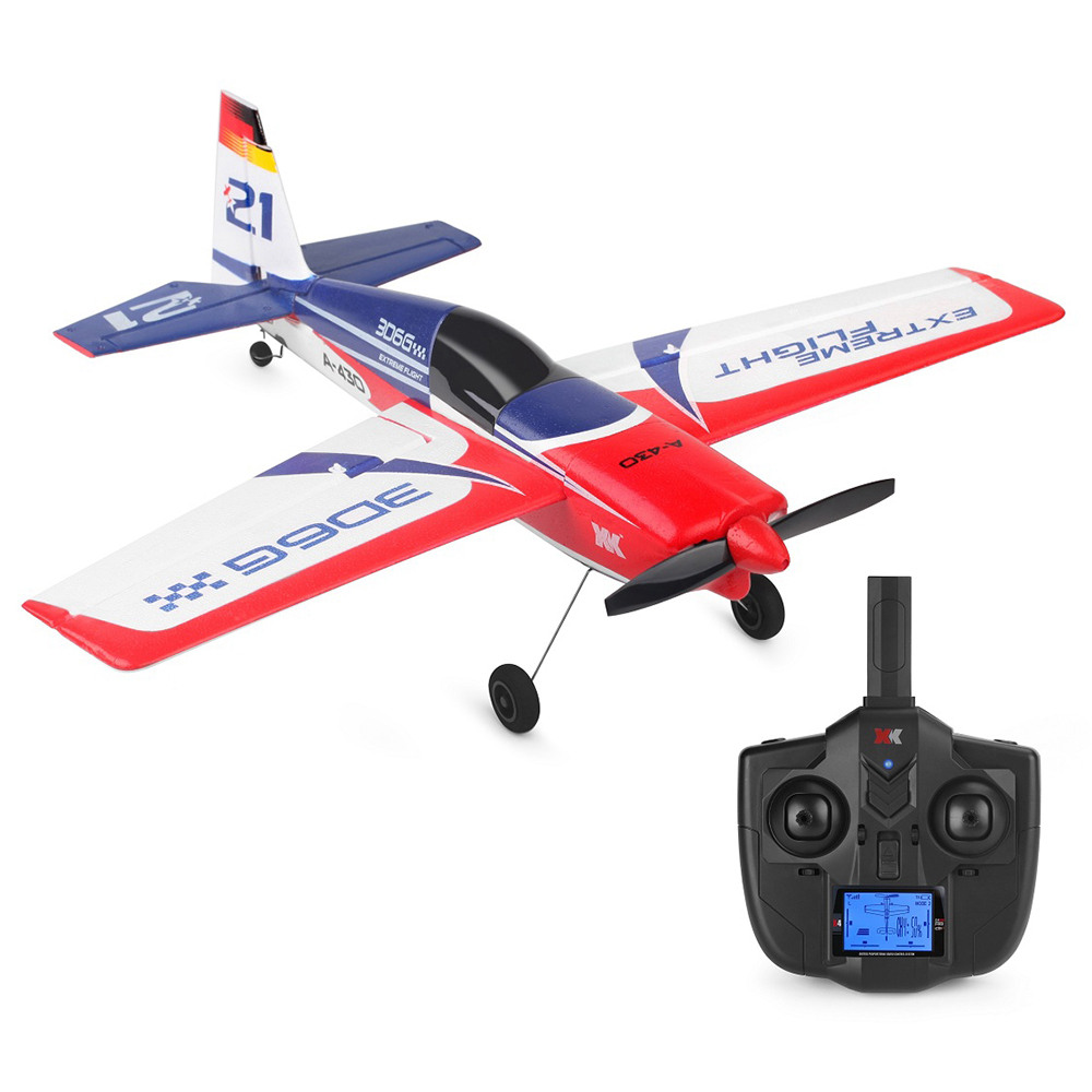 

XK A430 2.4G 5CH EPS 430mm Wingspan 3D 6G System Brushless RC Airplane RTF