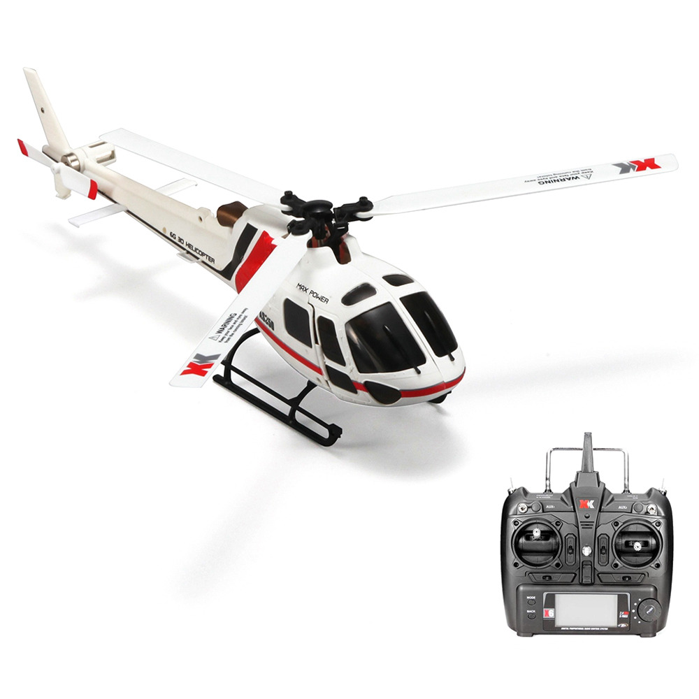 

XK K123 AS350 6CH RC Helicopter Brushless 3D Aerobatics 6G System Copter RTF