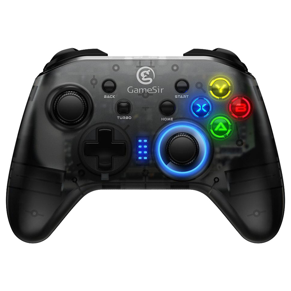 

GameSir T4 2.4G Wireless/Wired Game Controller for Windows (7/8/9/10) PC No Phone holder - Black