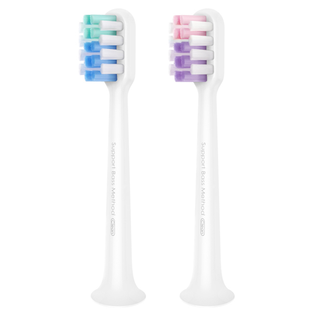 

2PCS Xiaomi Doctor BET Replacement Toothbrush Head for Doctor Bei BET-C01 Sonic Electric Toothbrush - Clean Type