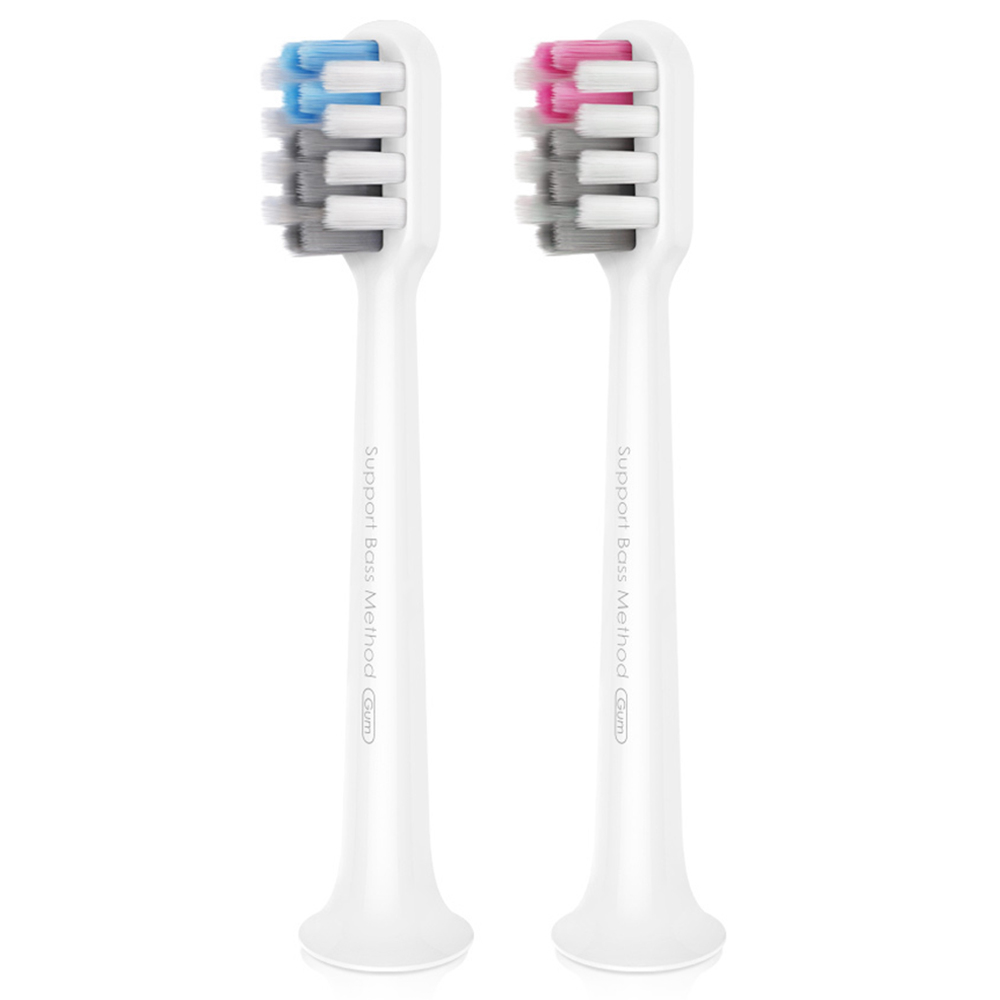 

2PCS Xiaomi Doctor BET Replacement Toothbrush Head for Doctor Bei BET-C01 Sonic Electric Toothbrush - Sensitive Type