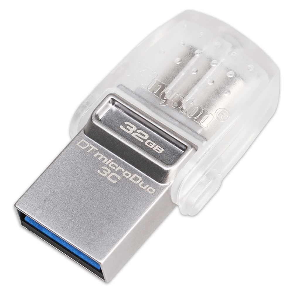 Kingston Dtduo C Gb Usb Flash Drive Data Traveler Microduo C Silver