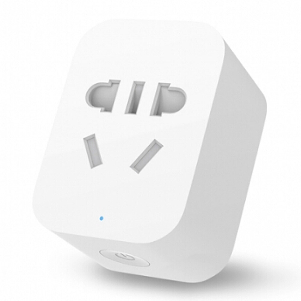 

Original Xiaomi Mi Smart WiFi Socket (ZigBee Edition) APP Remote Control Timing Plug for TV Lamp Electrical Appliances - White