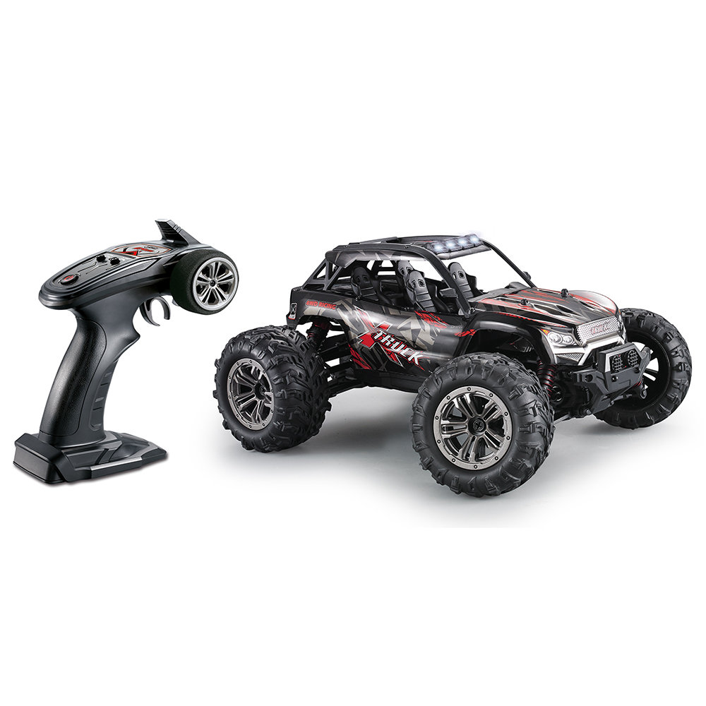 

XINLEHONG Toys 9137 2.4G 1:16 4WD Brushed Monster Truck Off-road RC Car RTR - Red