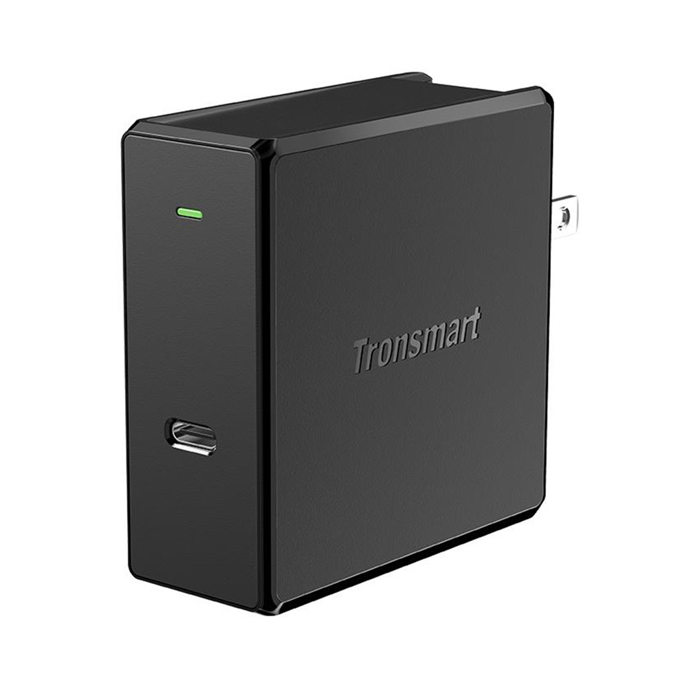 

Tronsmart WCP02 60W USB-C Wall Charger with Power Delivery 3.0 for MacBook Air iPad Pro 2018 iPhone XS Max XR - US Plug