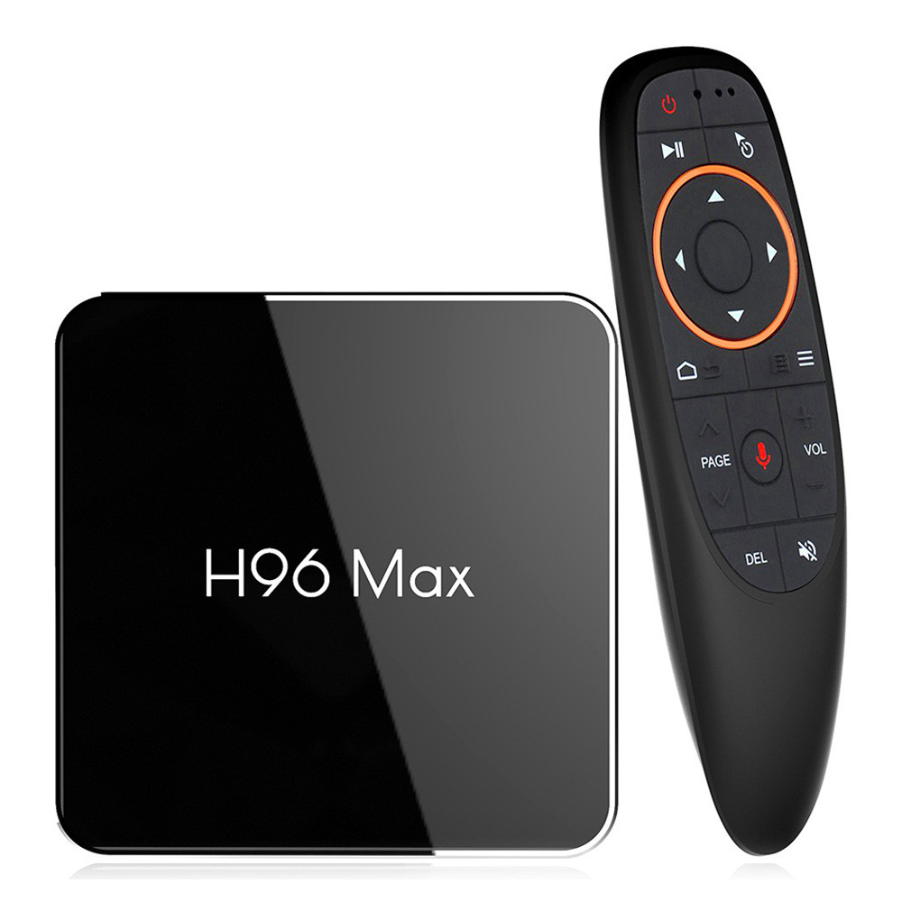 

H96 MAX X2 S905X2 Android 8.1 2GB DDR4 16GB eMMC 4K TV Box with Voice Remote KODI 18.0 Dual Band WiFi LAN Bluetooth USB3.0 HDMI