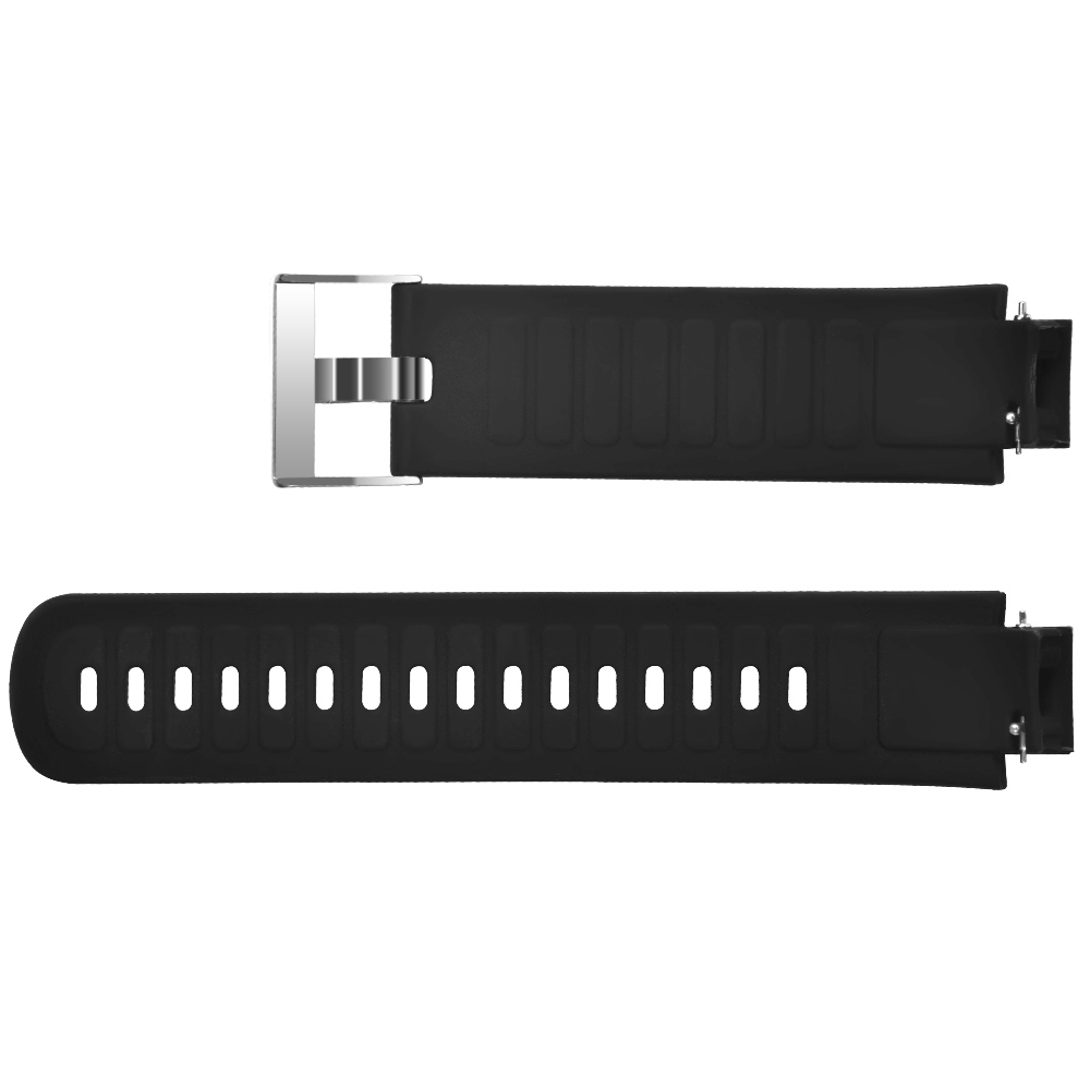 

Replacement Silicon Watch Bracelet Strap 20mm For Huami Amazfit 3 Verge Smart Watch - Black