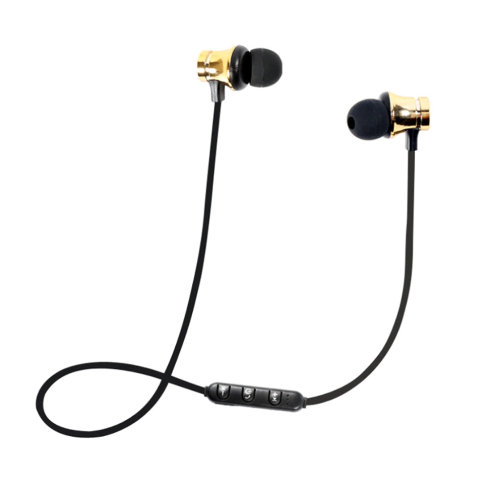 

Magnetic Bluetooth Sports Earphones - Golden